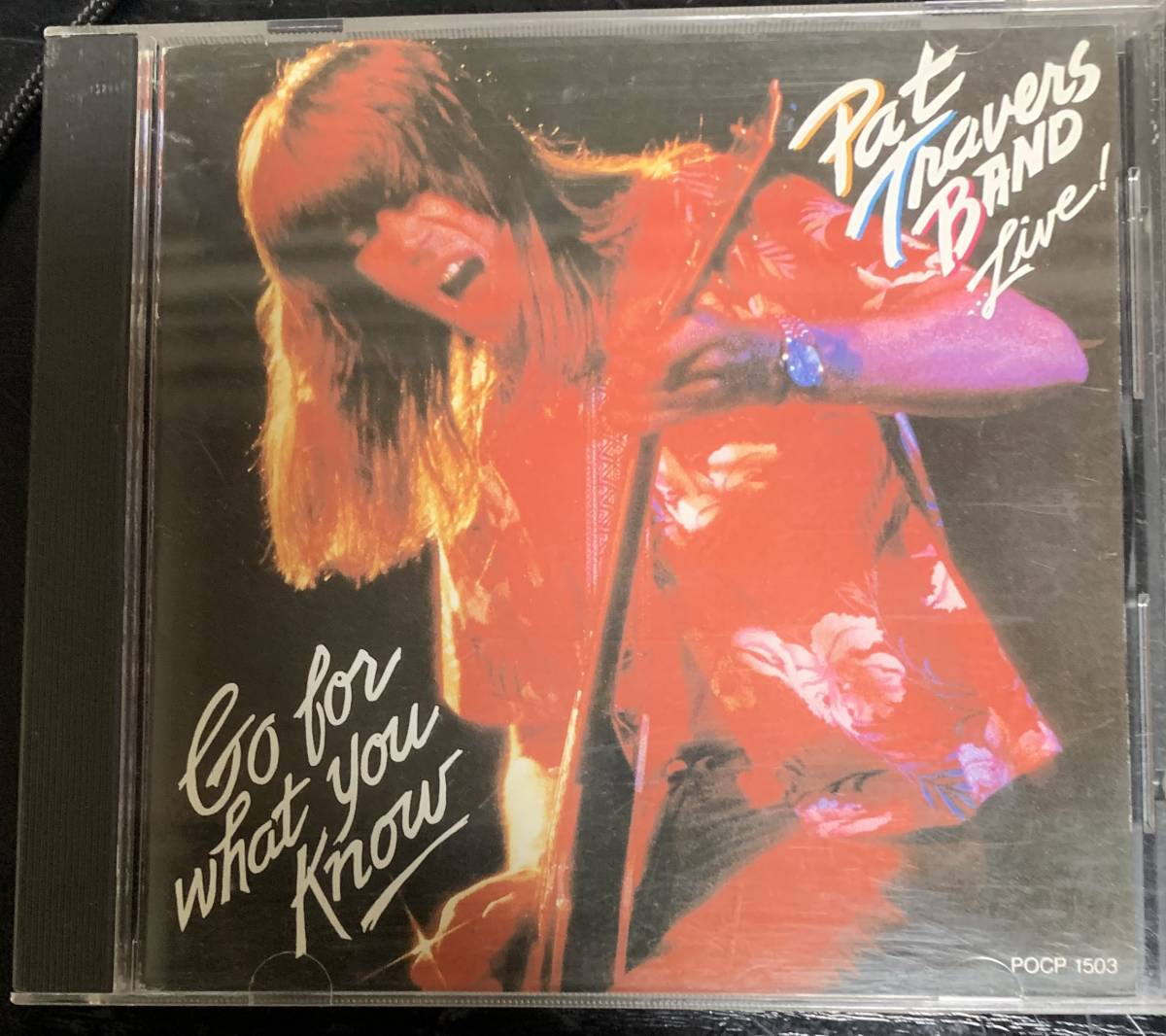 PAT TRAVERS LIVE Go For What You Know パット・トラヴァース　ライヴ！ CD_画像1