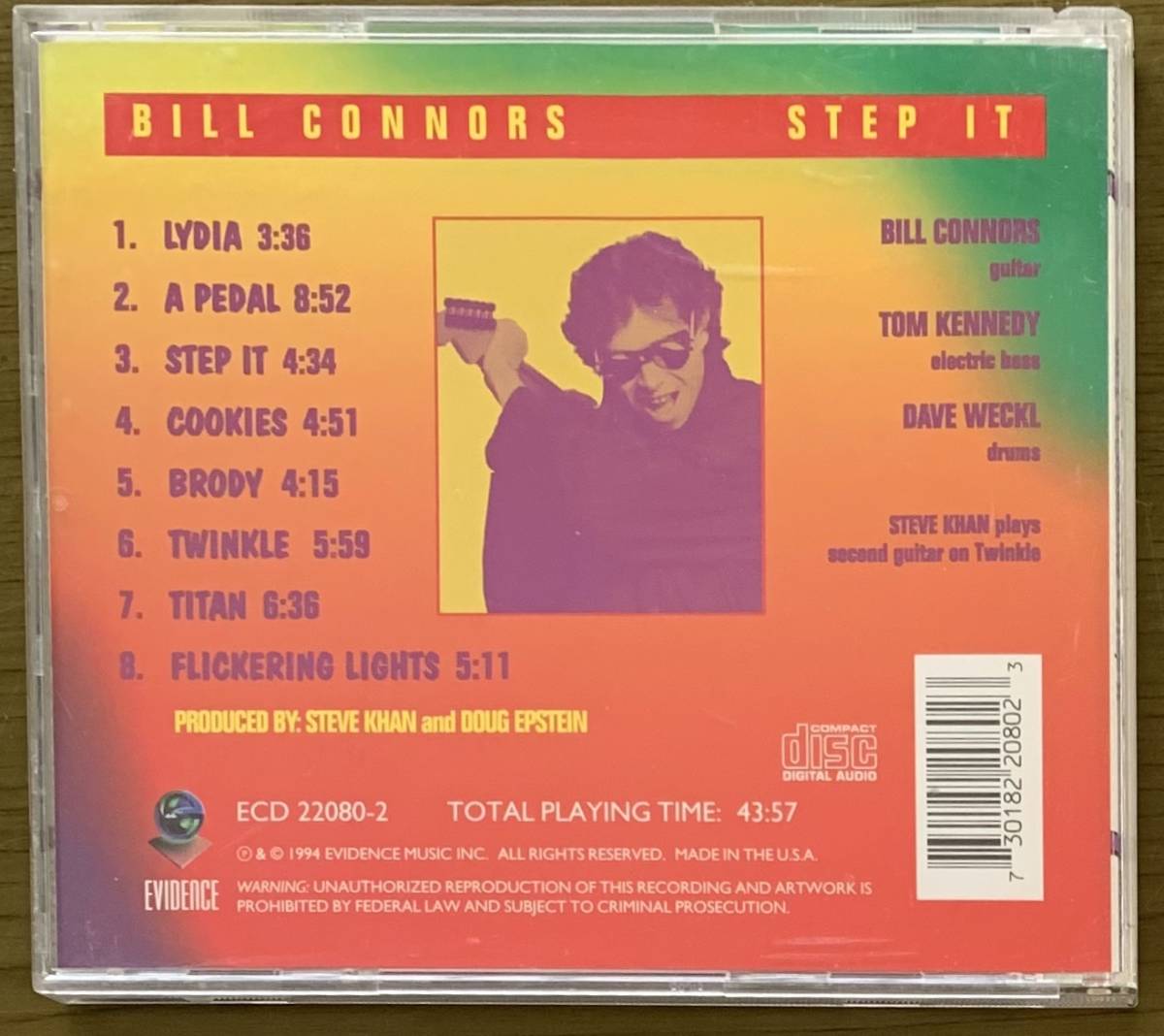 BILL CONNORS STEP IT ビル・コナーズ　ステップ　イット_画像2