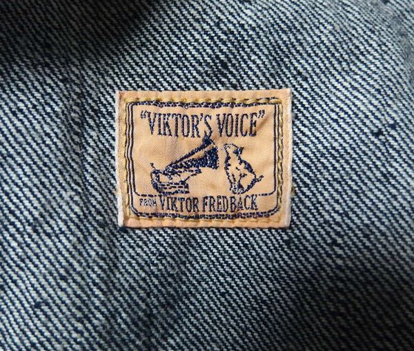 TCB jeans Two Cat's Blouse Natural Indigo Viktor's Voice Project ナチュラル インディゴ デニム ジャケット Gジャン 38の画像5