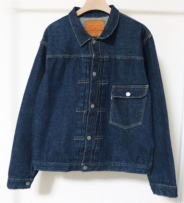 WAREHOUSE ウエアハウス DEAD STOCK BLUE デッドストックブルー Lot 2000XX 1946MODEL デニム ジャケット Gジャン 42_画像1