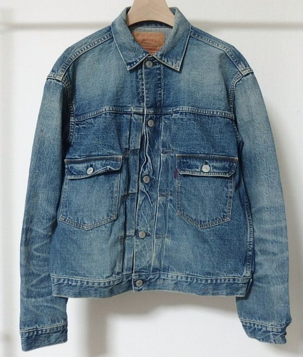 WAREHOUSE ウエアハウス 2ND-HAND セコハン 2002 DENIM JACKET デニム ジャケット 2nd Gジャン 38_画像1