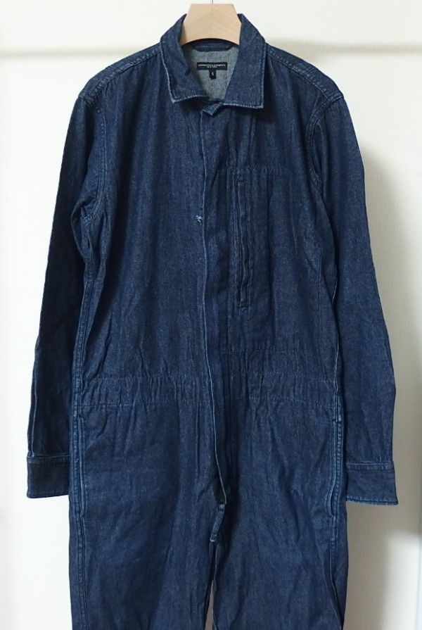 Engineered Garments エンジニアードガーメンツ Coveralls 8oz Denim デニム オールインワン ジャンプスーツ S つなぎ ツナギ_画像1