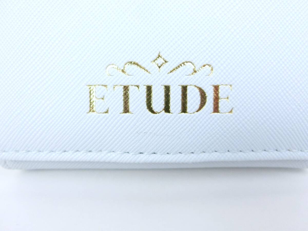 【未使用】ETUDE(韓国コスメブランド) がま口コンパクト財布 3つ折りミニウォレット サックスブルー 定価3,850円 プレゼント 可愛い 学生_画像3