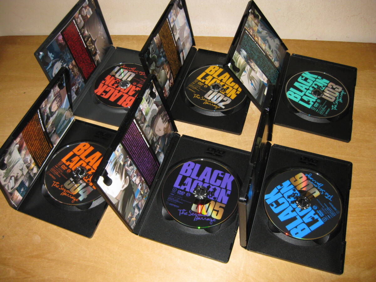 全12巻セット DVD-BOX ブラックラグーン 1期 全6巻 + BLACK LAGOON The Second Barrage (2期) 全6巻 の画像10