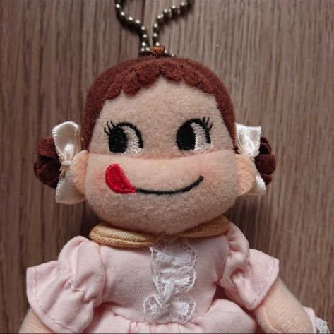 レア品 不二家 ペコちゃん ぬいぐるみ キーホルダー ボール
