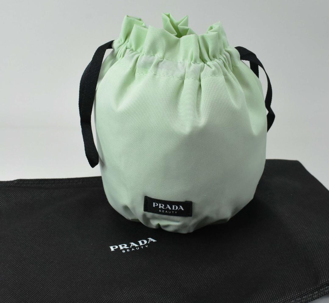 prdp13 редкость! новый товар не использовался подлинный товар PRADA Prada Novelty мешочек сумка 