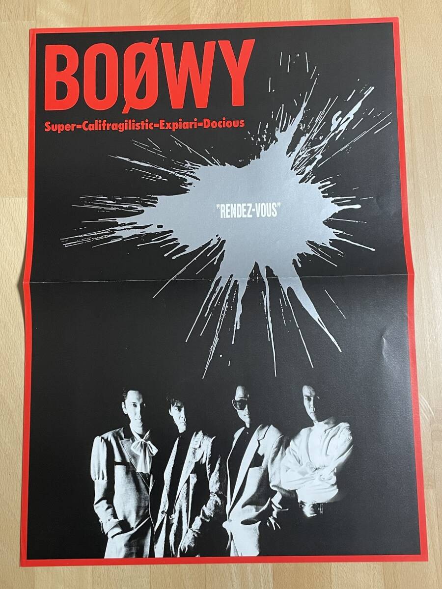 BOOWY 写真集　RENDEZ-VOUS ポスター2枚付 氷室京介 布袋寅泰_画像5