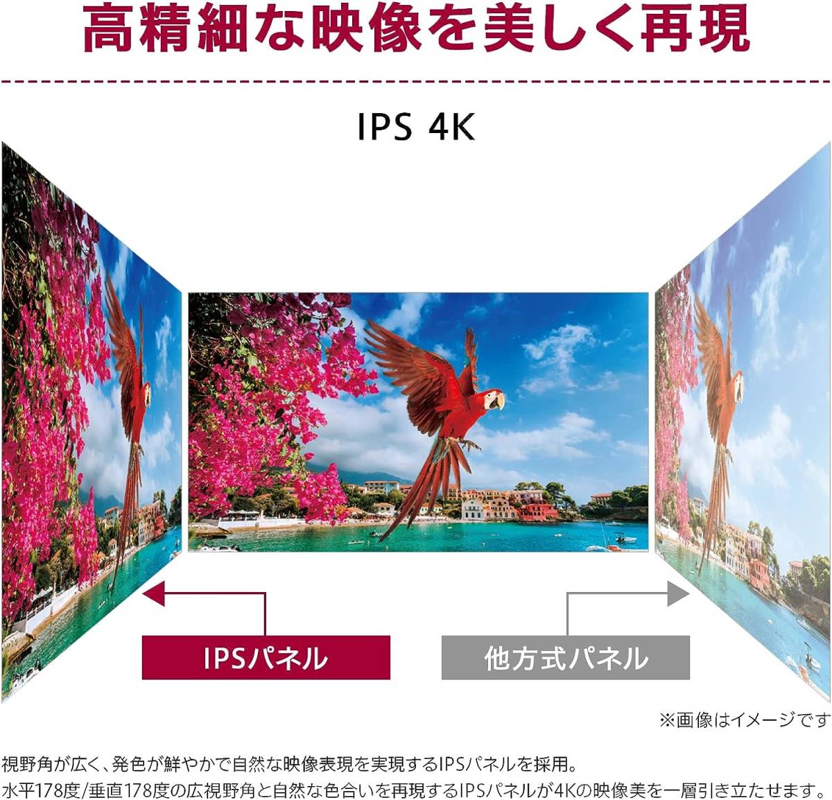 LG 27型 IPS非光沢 4Kディスプレイ 27UL500-W HDR10対応 FreeSync対応 HDCP2.2対応 HDMI×2,DisplayPort チルト対応スタンド 3年保証_画像2