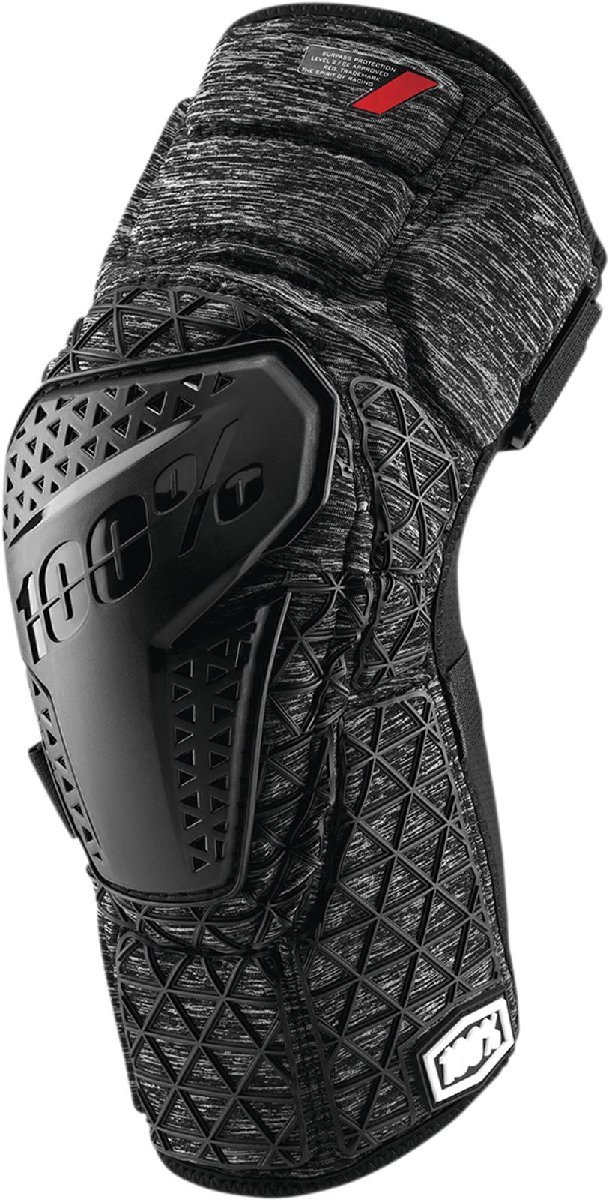 L размер - серый / черный - 100% Surpass защитные наколенники колени 