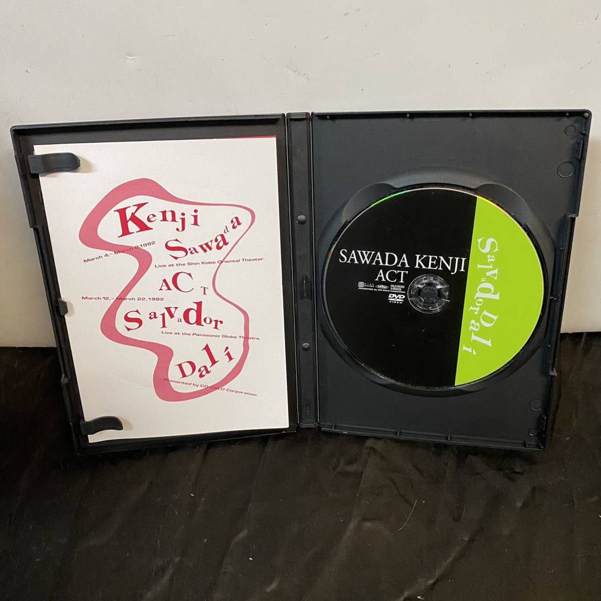 DVD 沢田研二 ACT サルバドール・ダリ KENJI SAWADA ACT SALVADOR DALI_画像3