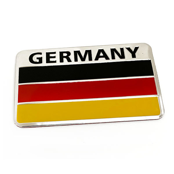 エンブレム カスタム ステッカー デカール プレート ドイツ germany 国旗 C 送料無料_画像1