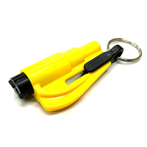  automobile urgent .. for Hammer car Rescue Hammer key holder car glass hammer disaster prevention car supplies yellow free shipping 