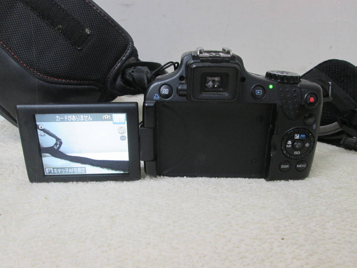 (8)♪キャノン Canon SX50 HS PowerShot パワーショット PC1817 デジカメ IS 4.3-215.0mm 1:3.4-6.5 USM 通電・動作確認済み_画像3