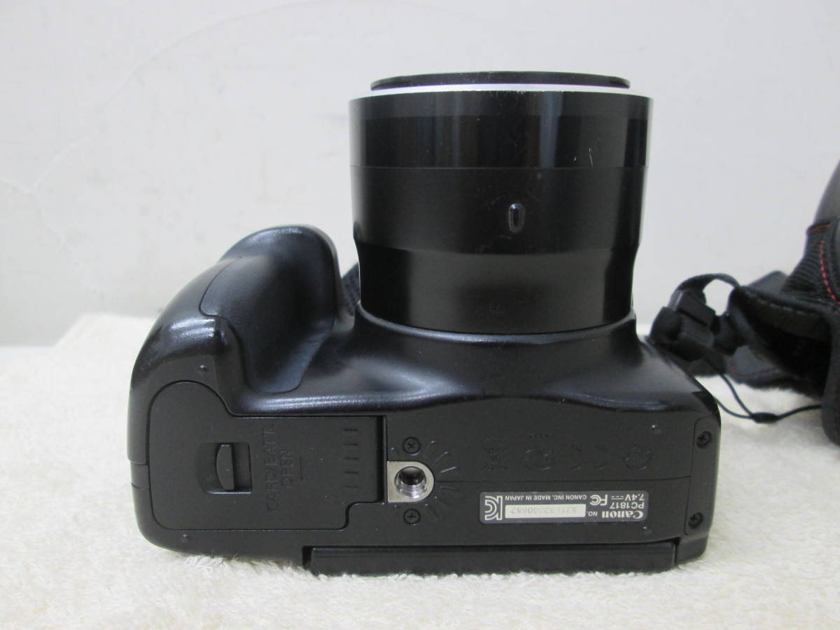 (8)♪キャノン Canon SX50 HS PowerShot パワーショット PC1817 デジカメ IS 4.3-215.0mm 1:3.4-6.5 USM 通電・動作確認済み_画像5