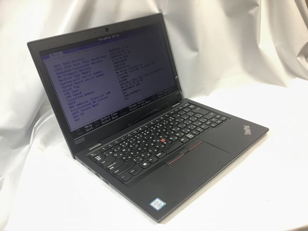 お宝アキバ/ジャンク品 BIOS起動可 液晶フレームに破損 充電可 Wi-Fi? カメラ? ThinkPad L380 13.3型 Core i5 8250U メ8 SSD欠 梱80 小1694_現品画像です