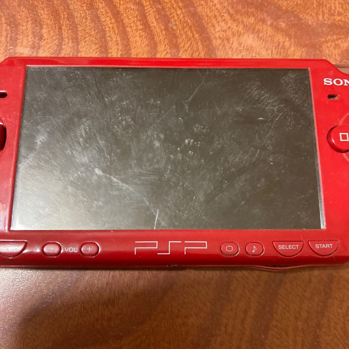 SONY PSP 2000 レッド　ジャンク_画像2