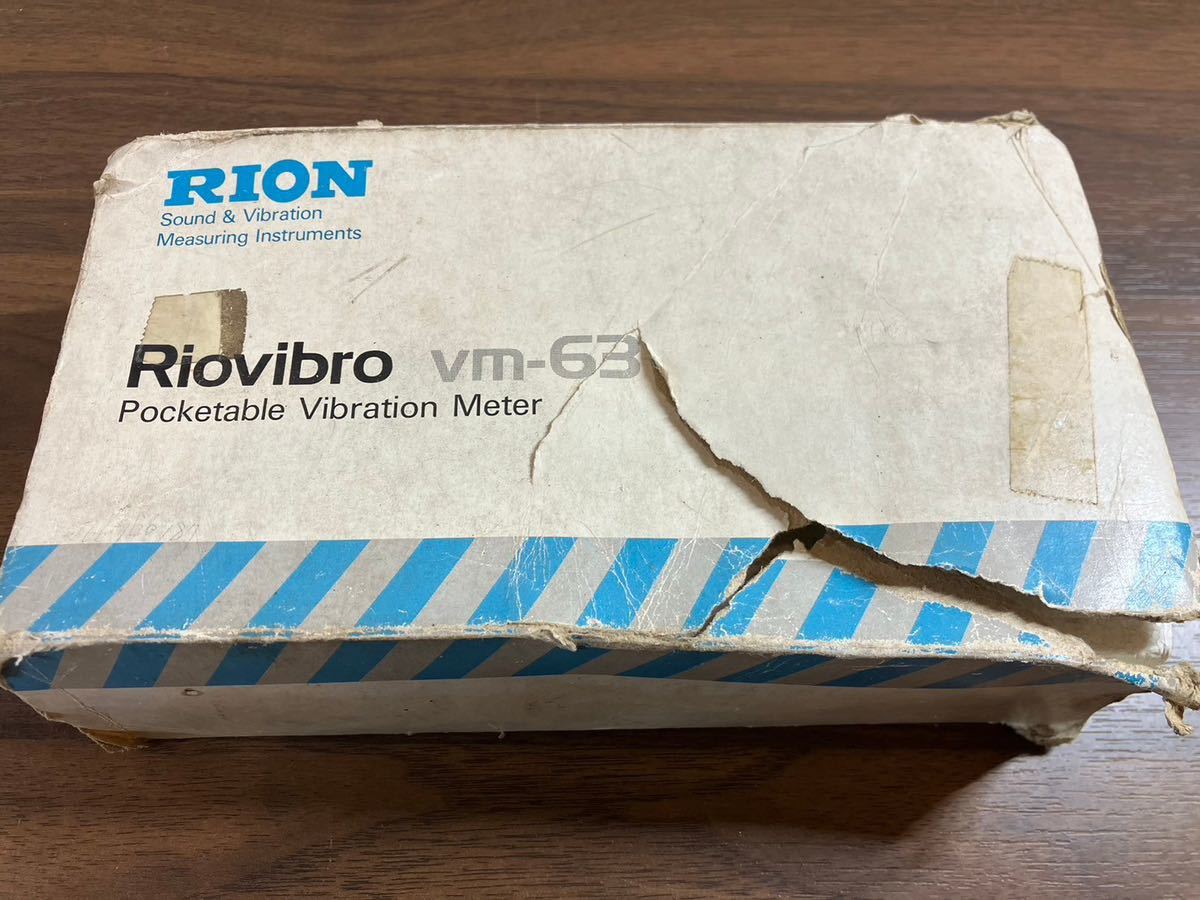 C/823 RION リオン Riovibro vm-63 ポケッタブル振動計_画像10