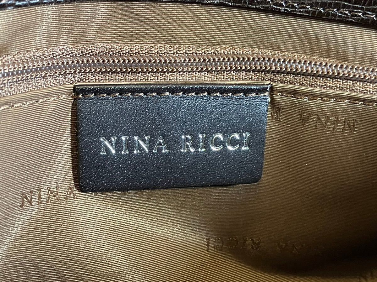 C/839 NINA RICCI ニナリッチ バッグ 美品 ハンドバッグ_画像10