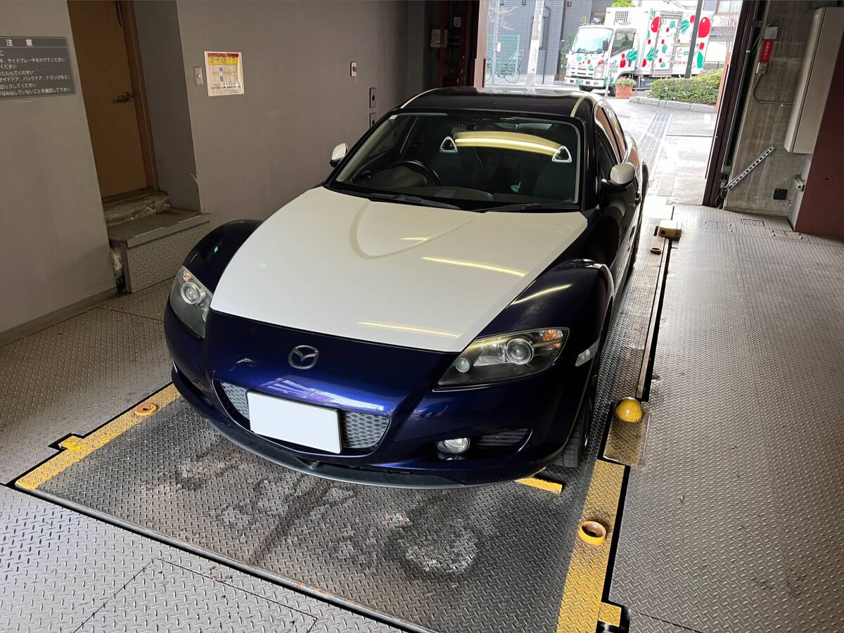 圧縮測定済 8.9万km RX-8 タイプS 6MT ABA-SE3P 中期 検R7/7 オーリンズ ODULAマフラーの画像2