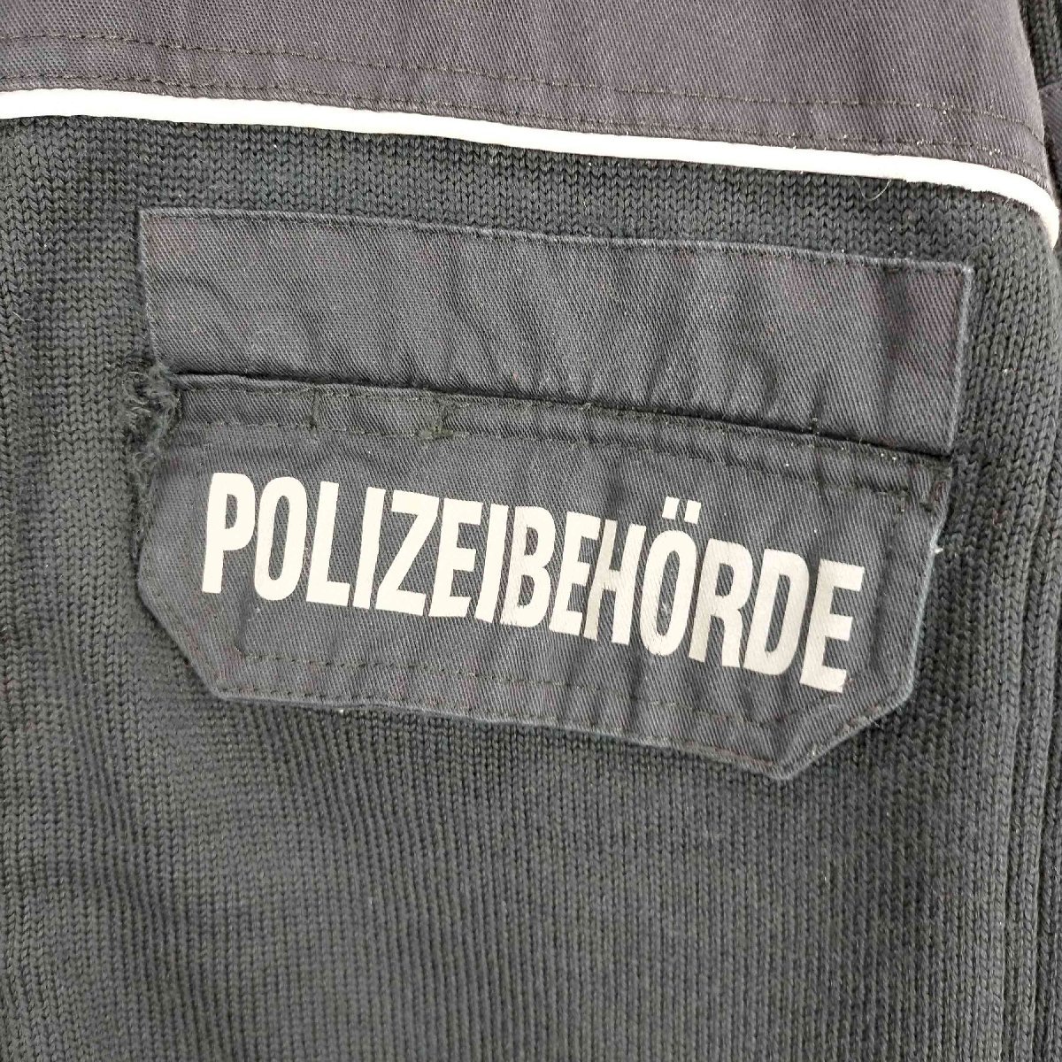 USED古着(ユーズドフルギ) POLOZEIBEHORDE ドイツ警察 ニットジップブルゾン メンズ J 中古 古着 0107_画像5