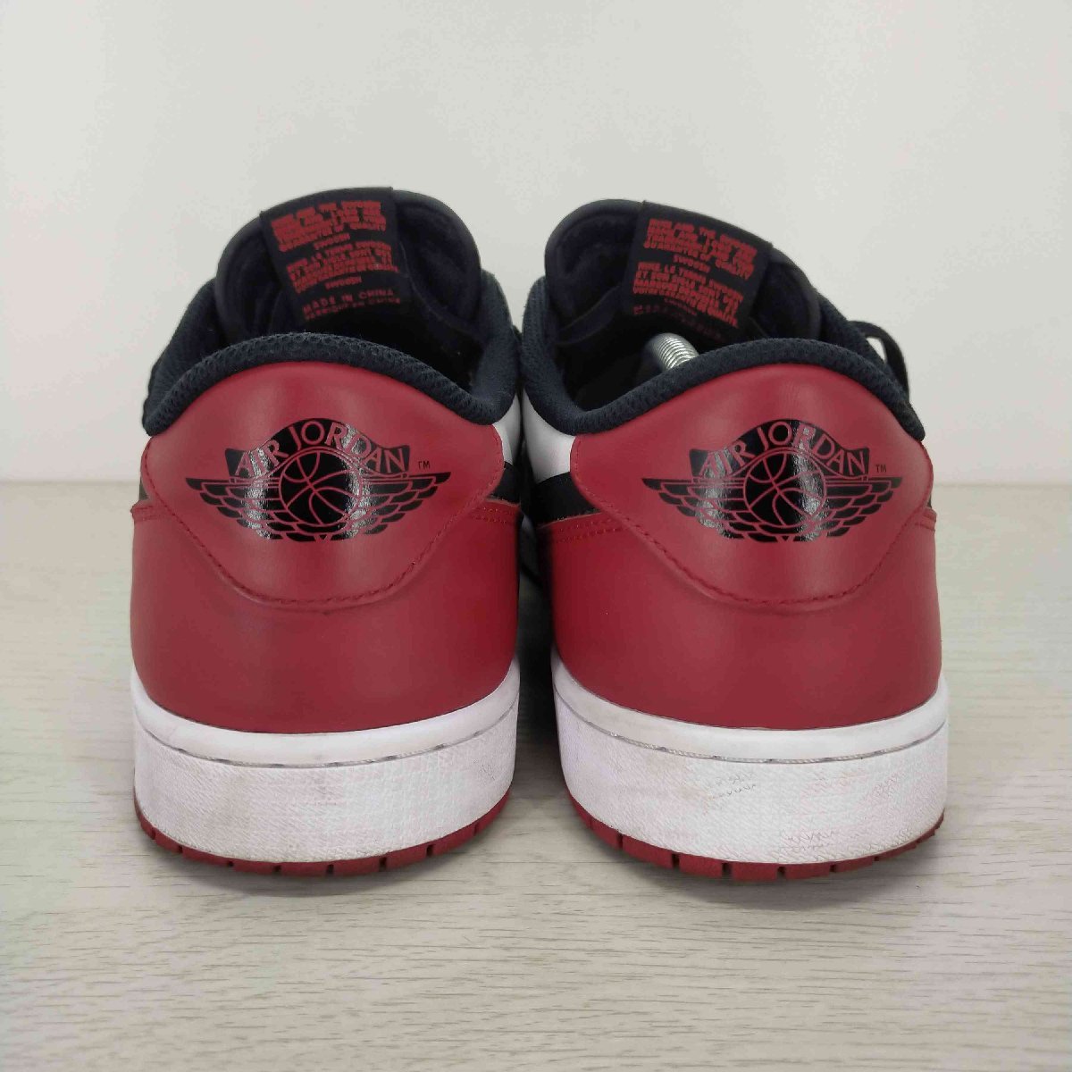 NIKE(ナイキ) Air Jordan 1 Retro Low OG Black Toe メンズ JPN 中古 古着 0223_画像3