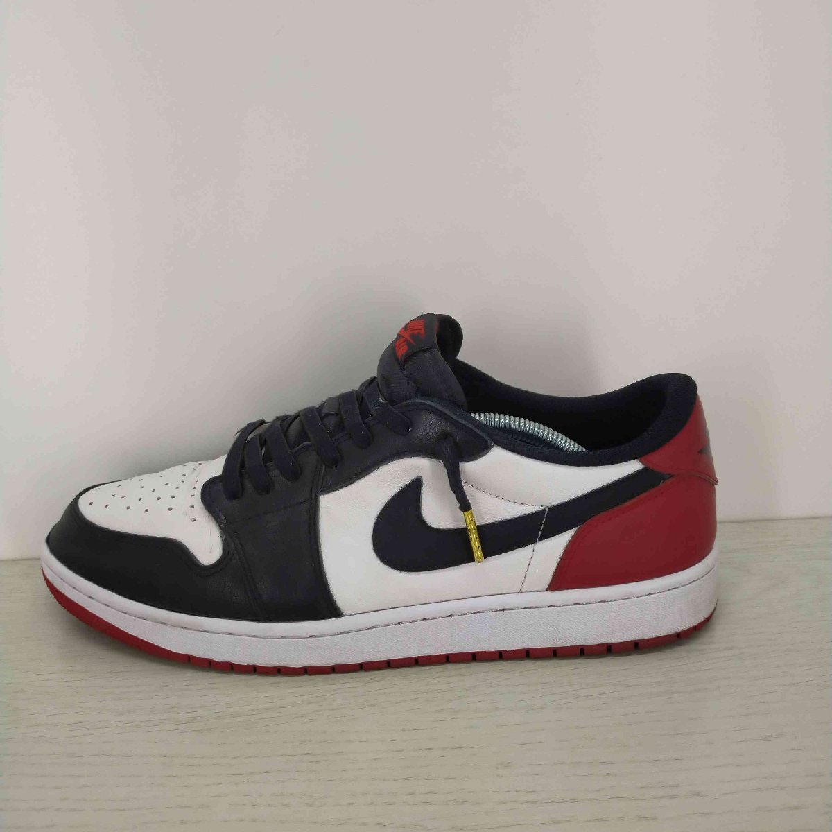 NIKE(ナイキ) Air Jordan 1 Retro Low OG Black Toe メンズ JPN 中古 古着 0223_画像2