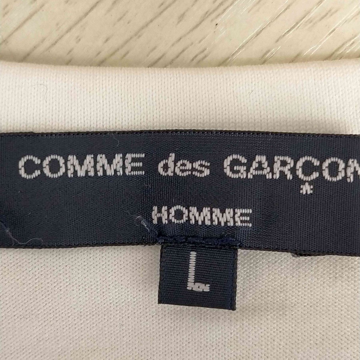 COMME des GARCONS HOMME(コムデギャルソンオム) HOMMEプリント Tシャツ メン 中古 古着 0204_画像6