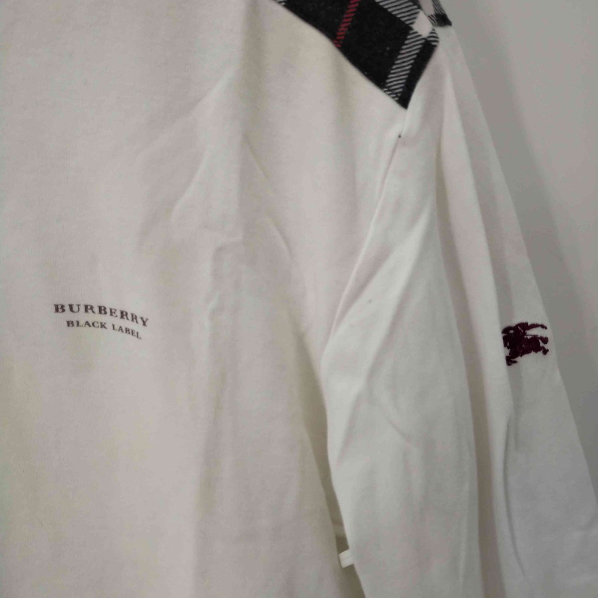 BURBERRY BLACK LABEL(バーバリーブラックレーベル) クルーネック長袖Tシャツ メンズ 中古 古着 0224_画像5