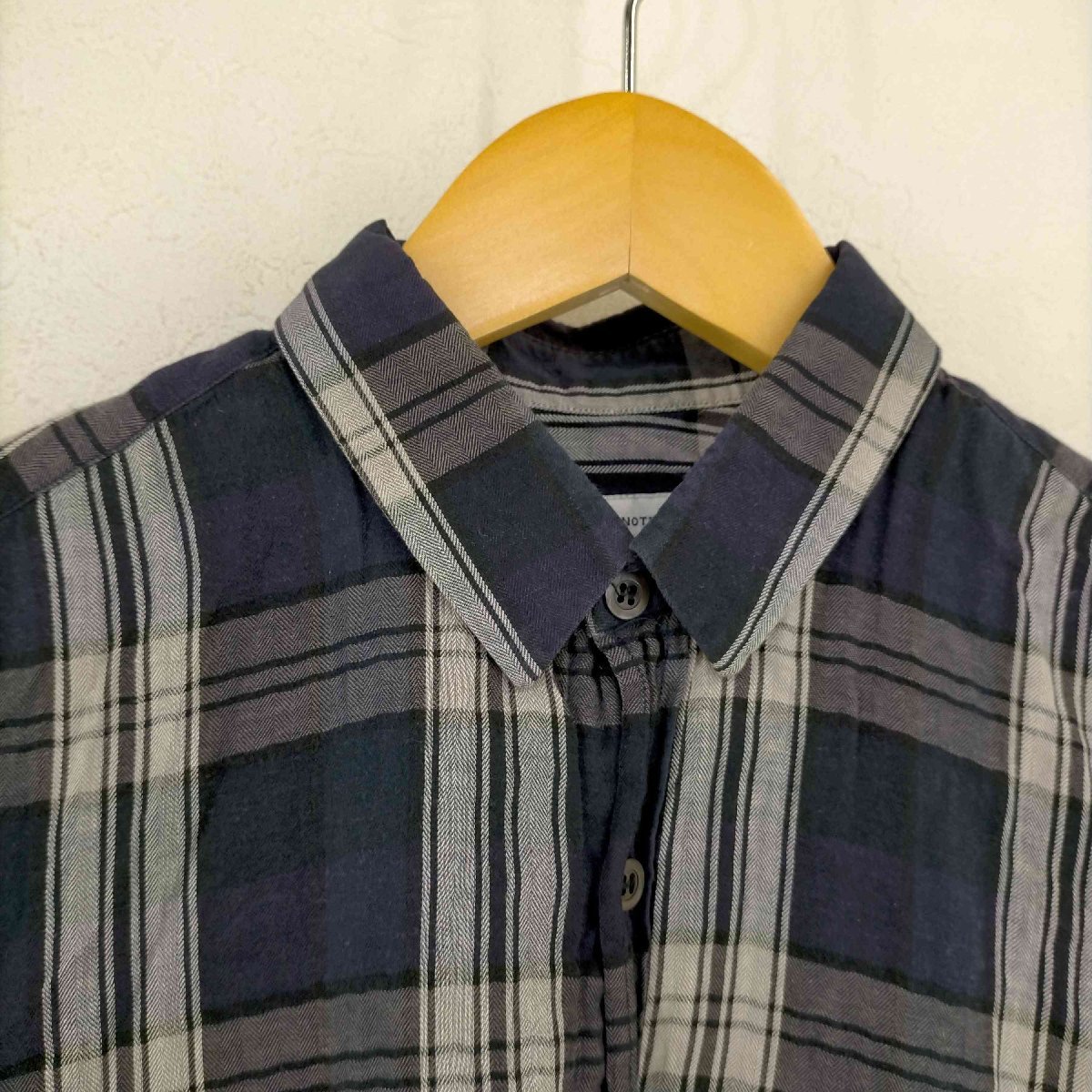 DRIES VAN NOTEN(ドリスヴァンノッテン) コットン チェックシャツ メンズ JPN：44 中古 古着 0505_画像3