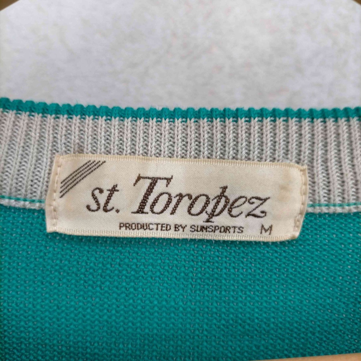 USED古着(ユーズドフルギ) st.Toropez 刺繍デザインセーリングニット メンズ JPN：M 中古 古着 0647_画像6