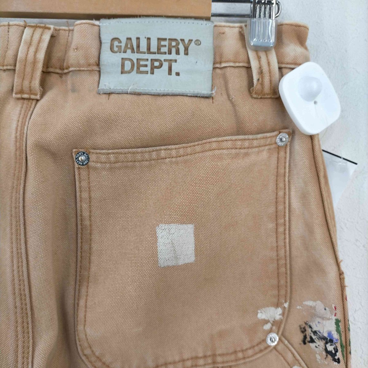 GALLERY DEPT(フメイ) CARPENTER FLARE ペイント加工 フレアパンツ メンズ 表 中古 古着 0843_画像5