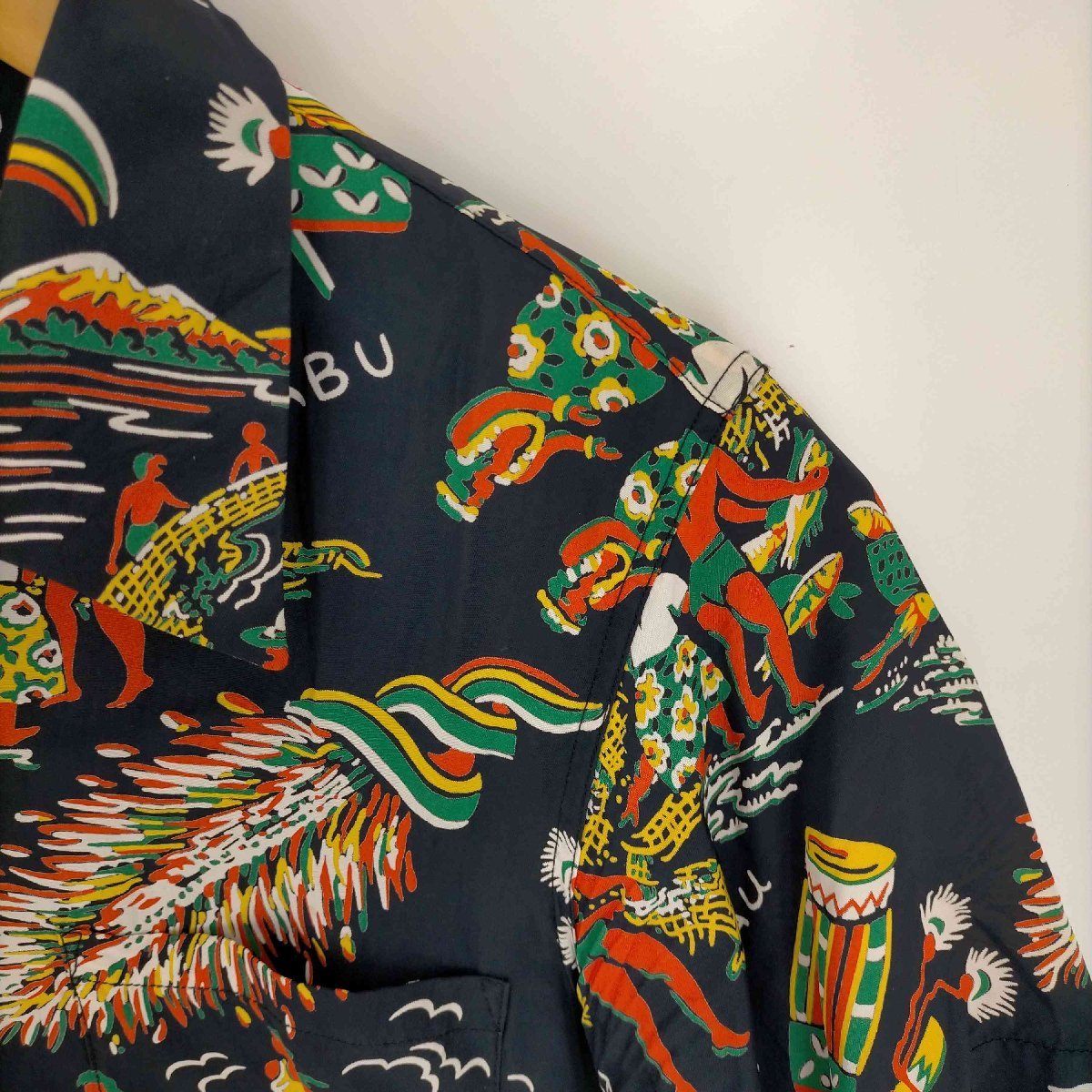 SUN SURF(サンサーフ) KAHILI HAWAII アロハシャツ メンズ JPN：XS 中古 古着 0603_画像3