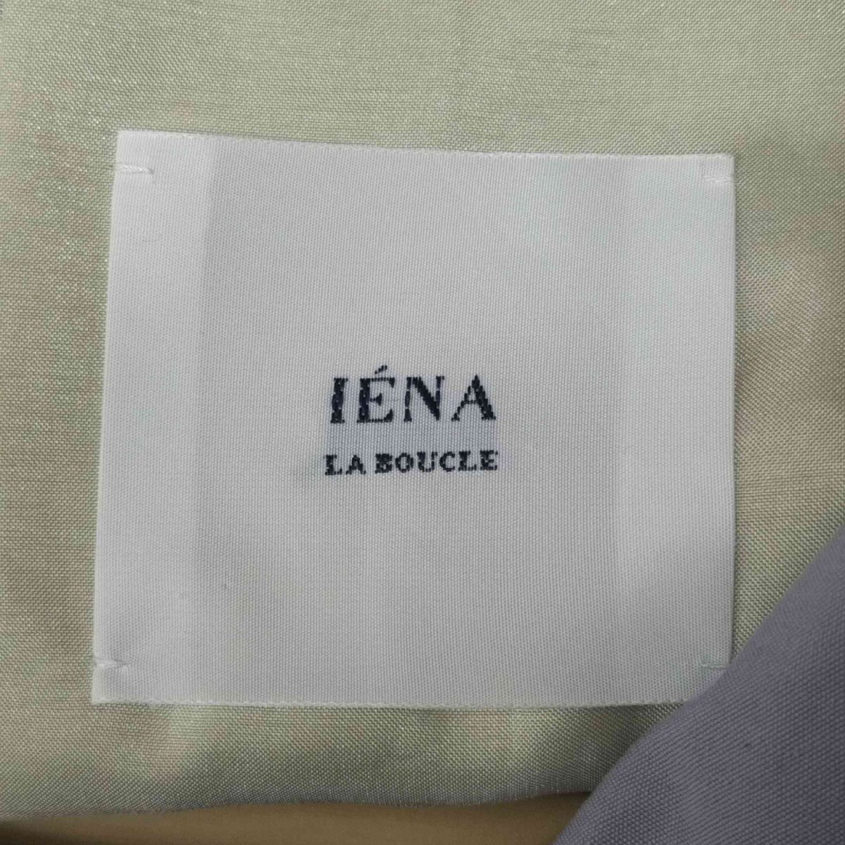 IENA LA BOUCLE(イエナラブークル) C/PAタイプライターステンカラーコート レディース J 中古 古着 0109_画像6