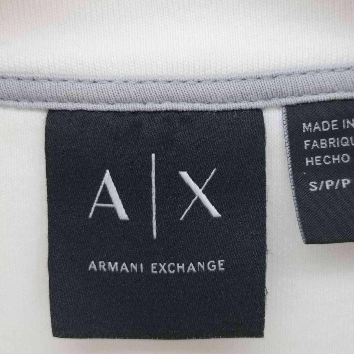 ARMANI EXCHANGE(アルマーニエクスチェンジ) ロゴプリント ジップアップコットンブルゾン メ 中古 古着 0251_画像6