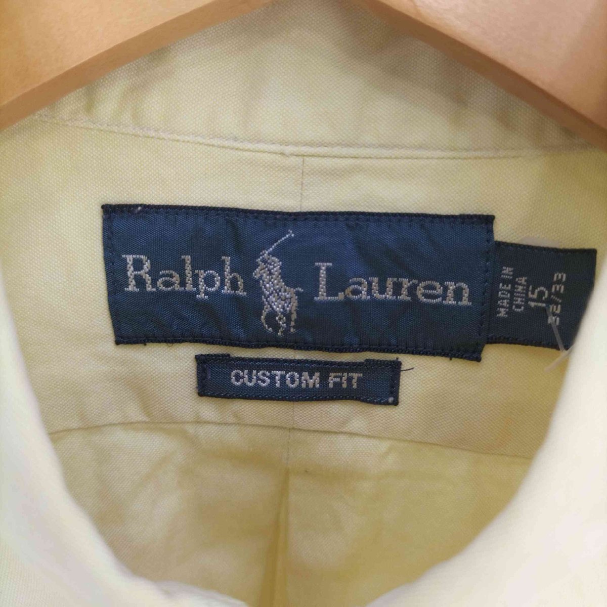 RALPH LAUREN(ラルフローレン) CUSTOM FIT ポニー刺繍 ボダンダウンシャツ メンズ 中古 古着 0348_画像6