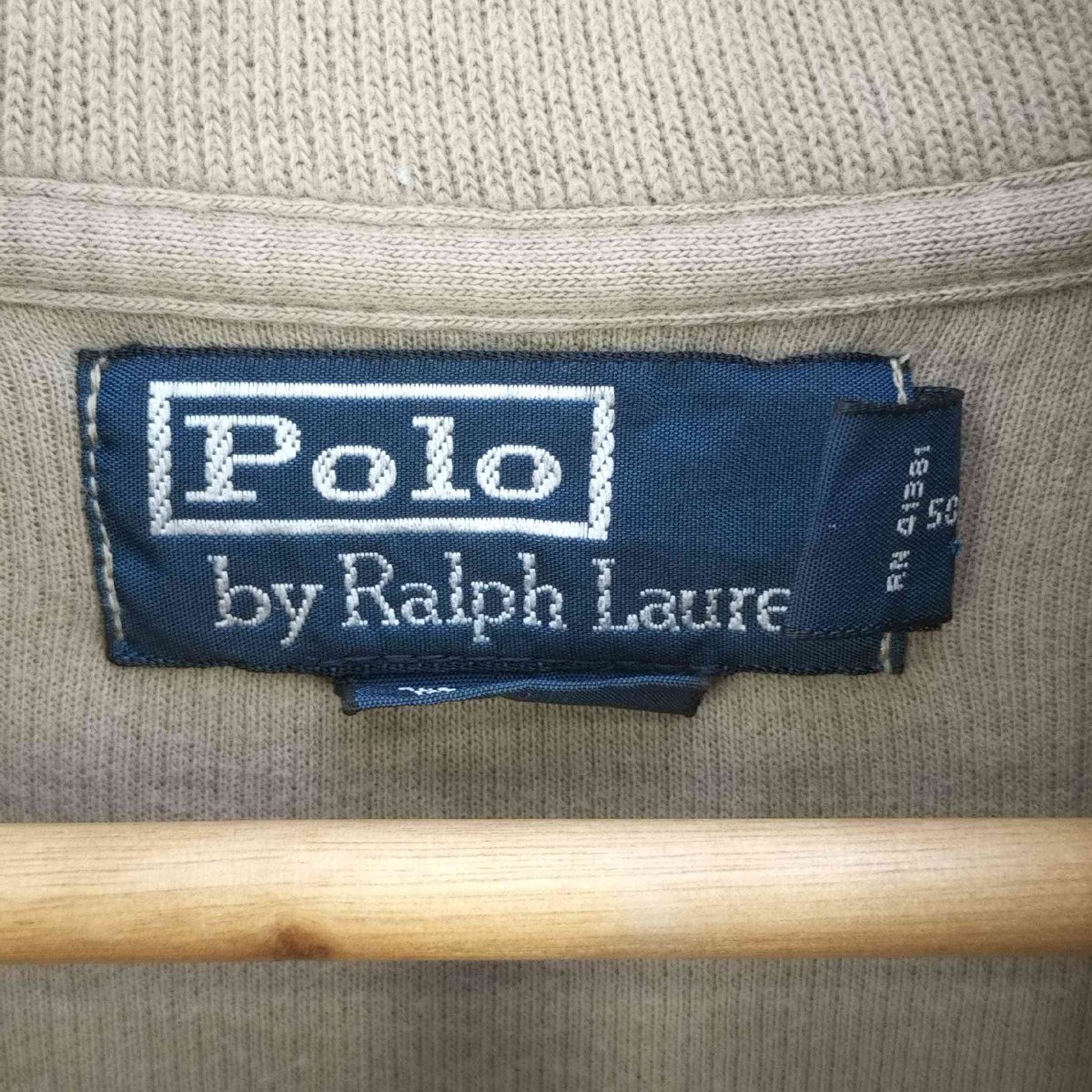 Polo by RALPH LAUREN(ポロバイラルフローレン) ポニー刺繍 ハイネック ハーフジップコ 中古 古着 0344_画像6