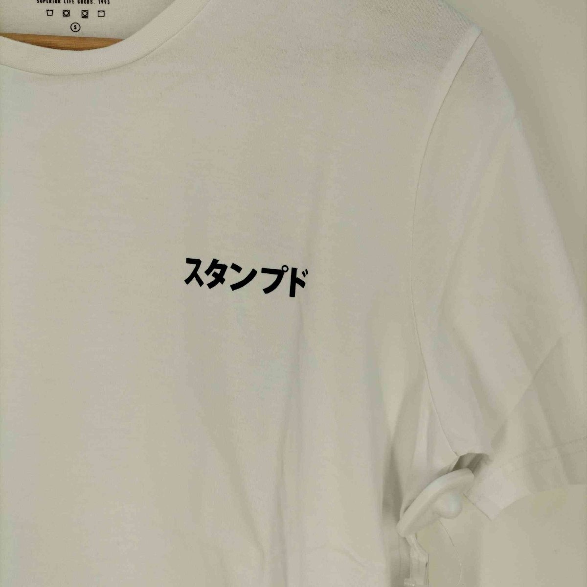 STAMPD(スタンプド) カタカナロゴ バックプリント クルーネックTシャツ メンズ import：S 中古 古着 0525_画像5