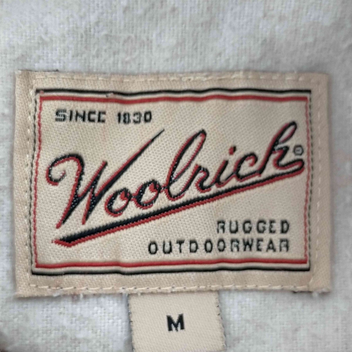 WOOLRICH(ウールリッチ) 00S シャモアクロス 長袖シャツ メンズ import：M 中古 古着 0345_画像6