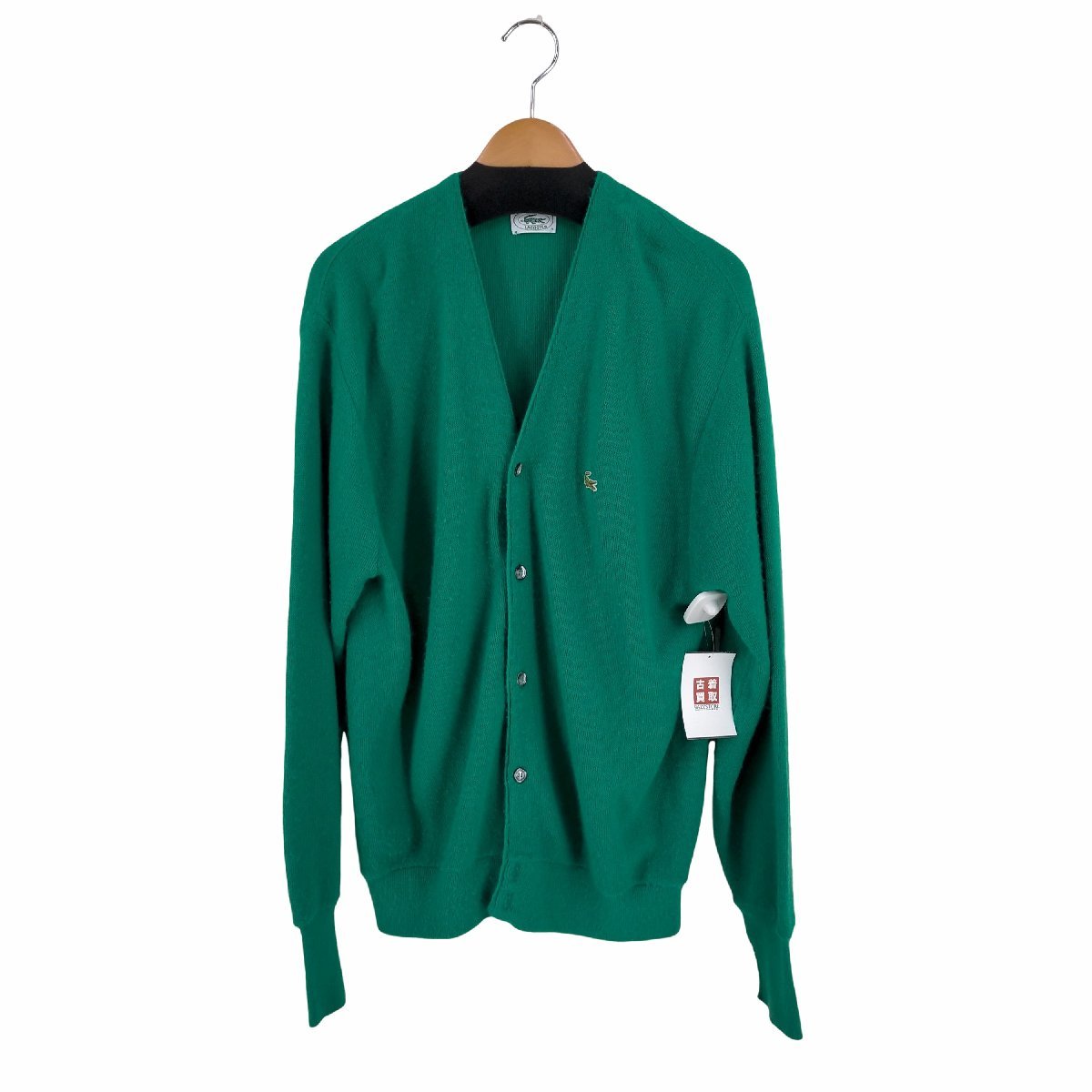 IZOD LACOSTE(アイゾッドラコステ) USA製 ワニワッペン アクリルカーディガン メンズ im 中古 古着 0302