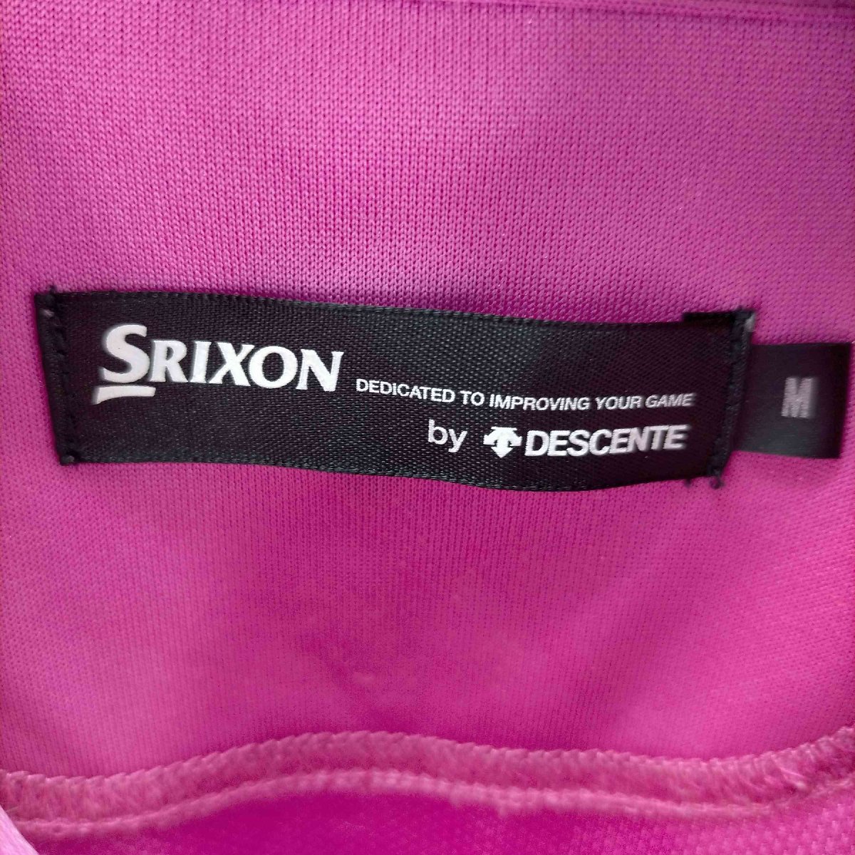 SRIXON(スリクソン) デサント ポリエステルポロシャツ メンズ JPN：M 中古 古着 0647_画像6