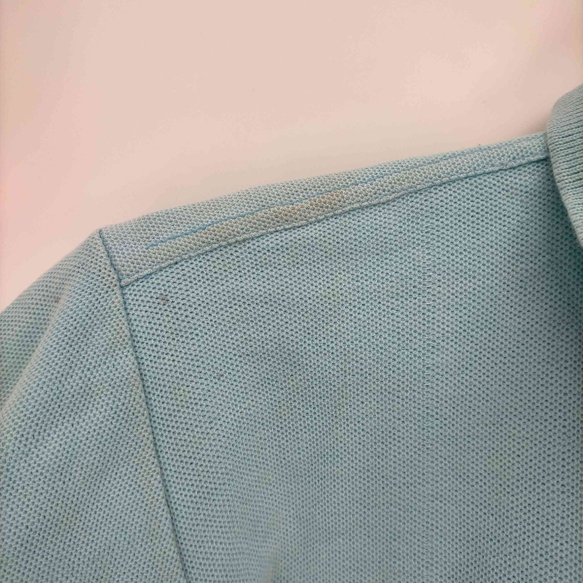 CHEMISE LACOSTE(シュミーズ ラコステ) フランス製 ロゴワッペン 半袖ポロシャツ メンズ 中古 古着 0929_画像4