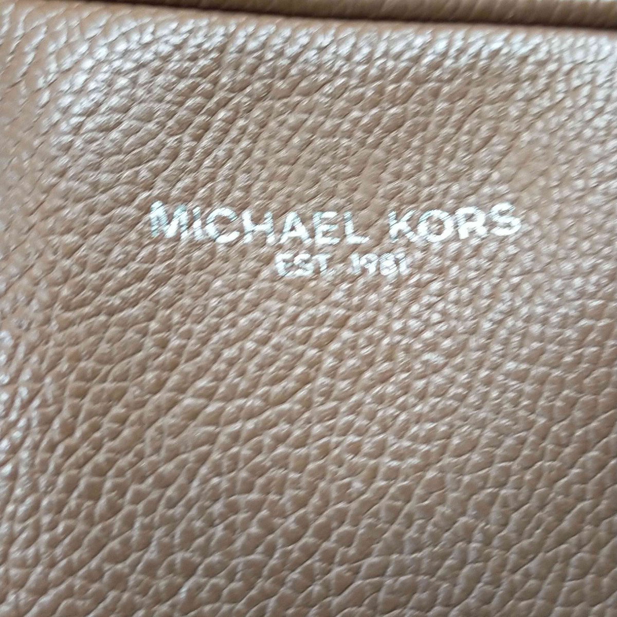 Michael Kors( Michael Kors ) leather briefcase business shoulder bag lady's used old clothes 0407