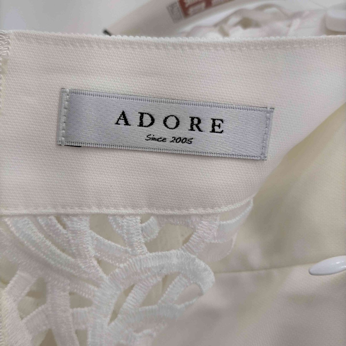 ADORE(アドーア) エールレーススカート レディース JPN：36 中古 古着 0845_画像6