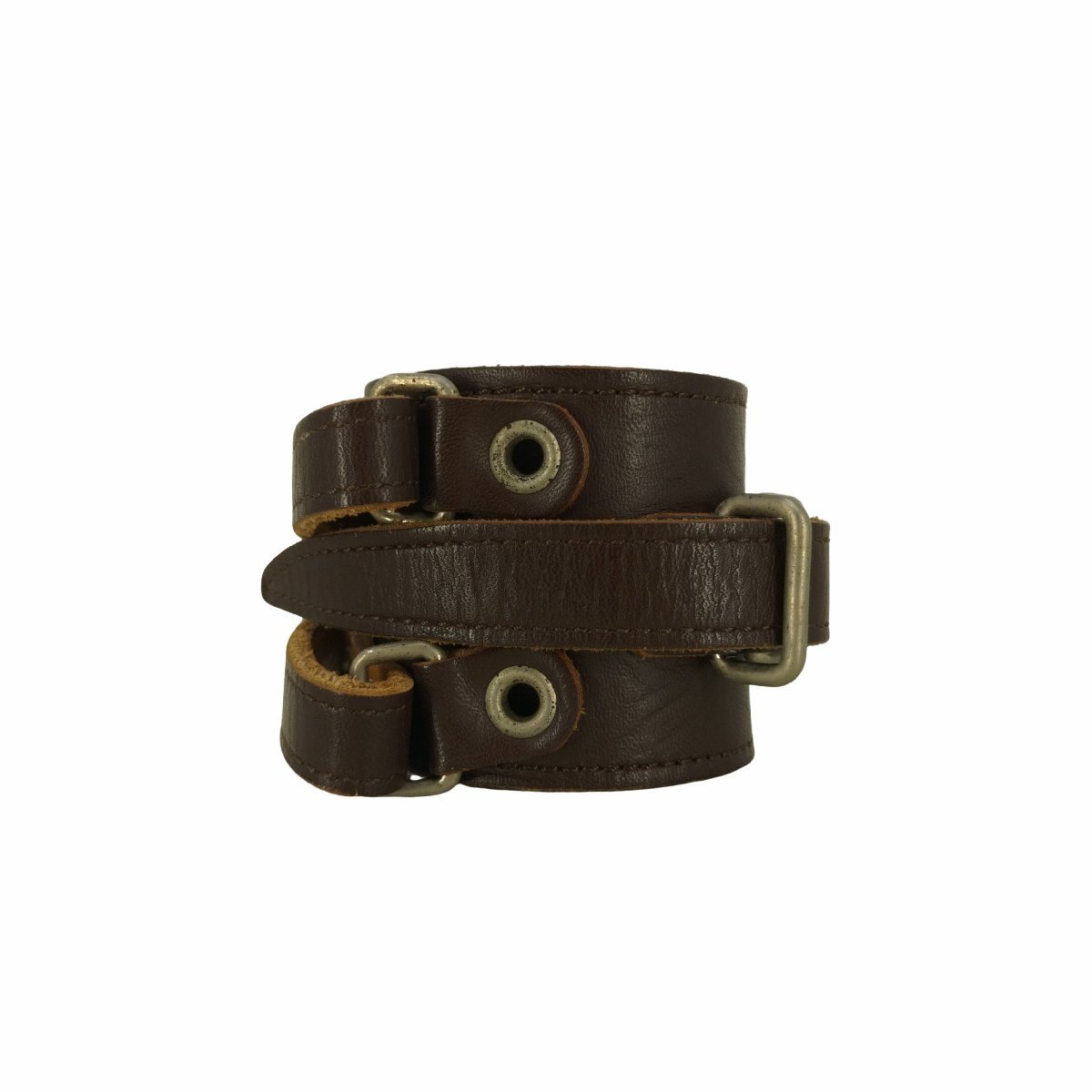 AFFA(エーエフエフエー) 1999 LEATHER WRIST BAND レザー リストバンド バング 中古 古着 0944_画像1