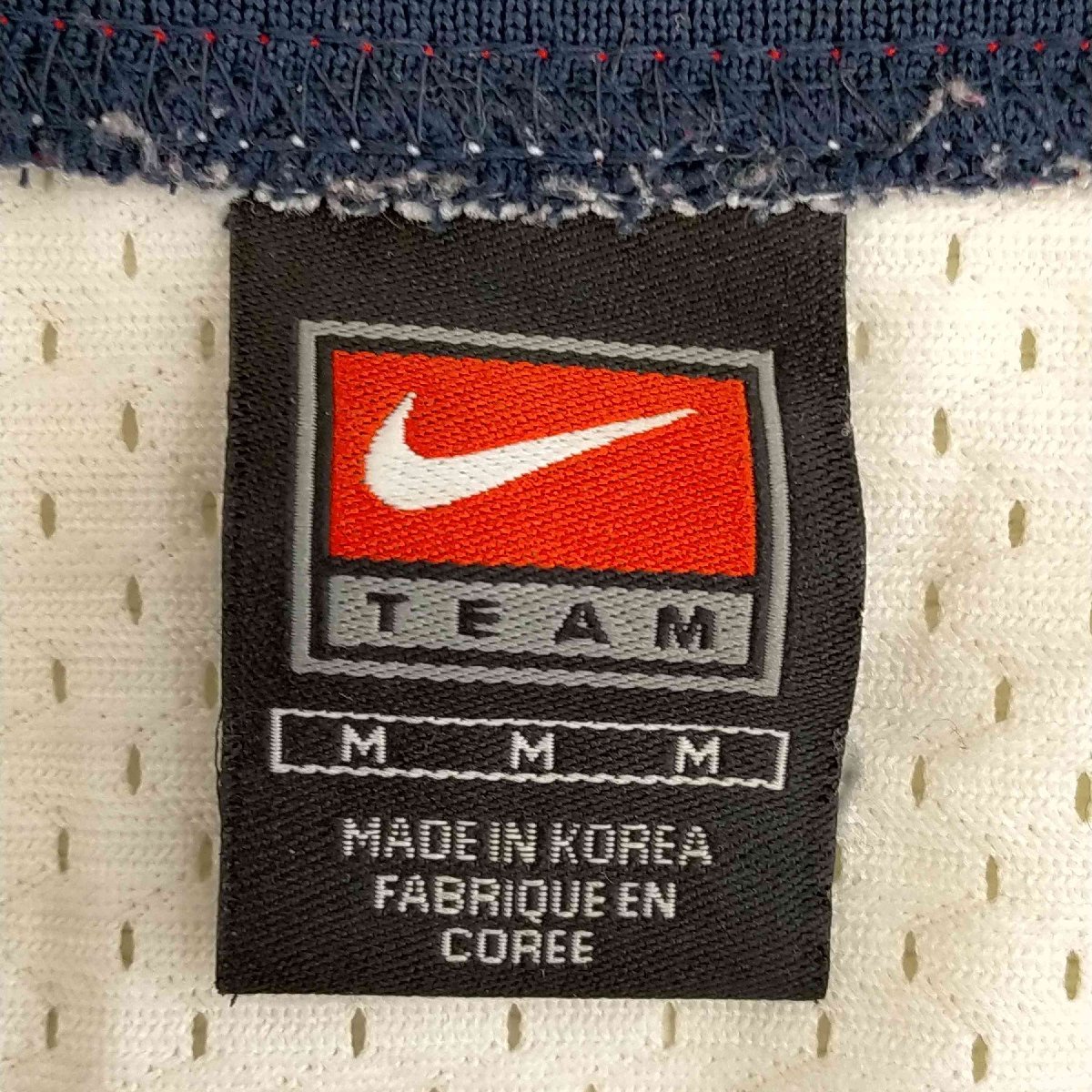 NIKE(ナイキ) TEAM 90s バスケゲームシャツ メンズ import：M 中古 古着 0244_画像6