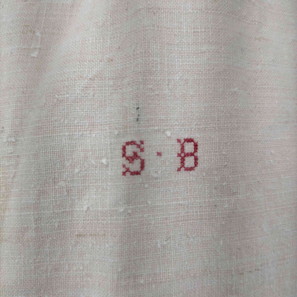 USED古着(ユーズドフルギ) 1900～20S France Antique linen Smock ア 中古 古着 0230の画像6