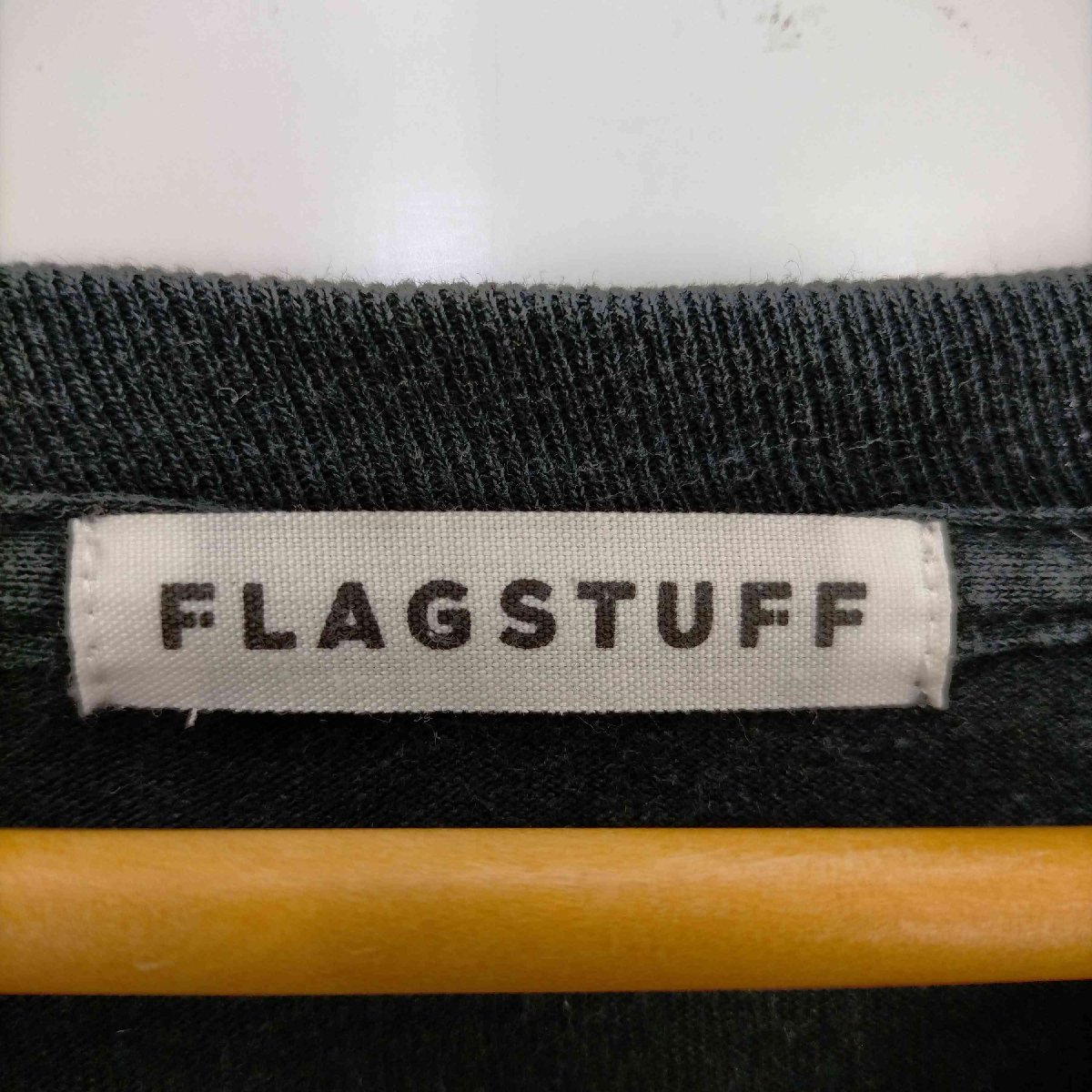 FLAGSTUFF(フラッグスタフ) LONG SLEEVE NATURE T-SHIRT 両面プリント 中古 古着 0727_画像6