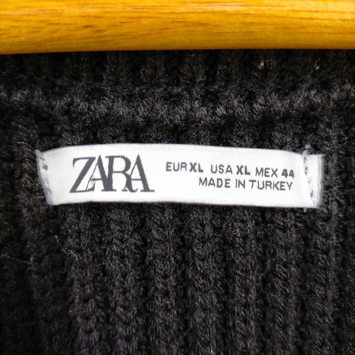 ZARA(...) V гриф   вязаный   жилет   мужской  import：XL  подержанный товар   бу одежда  0123
