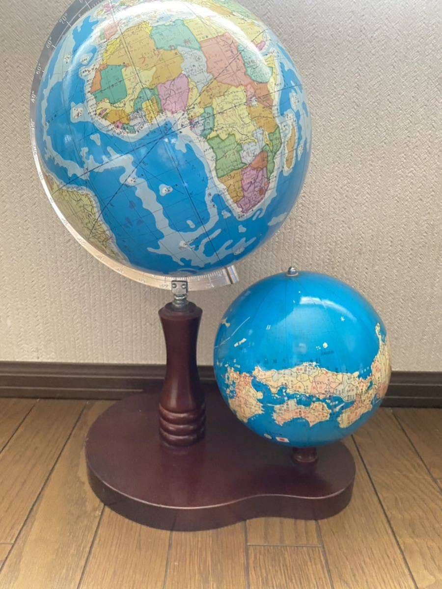 珍品　日本地図　アンティーク　日本国球儀地球儀　昭和レトロ　日本地図　日本列島　ヴィンテージ置物　世界地図_画像3