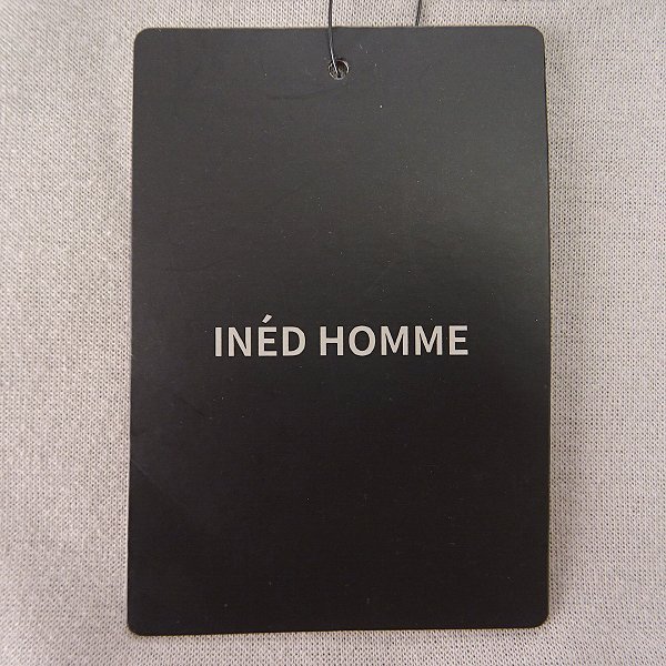 新品 イネドオム ブロックカラー ポンチ プルオーバー L グレージュ ベージュ 【I51100】 INED HOMME 秋冬 メンズ トップス スウェット_画像7